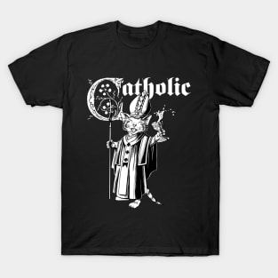 Cat Catholic cat T-Shirt